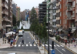 La avenida de la Galicia.