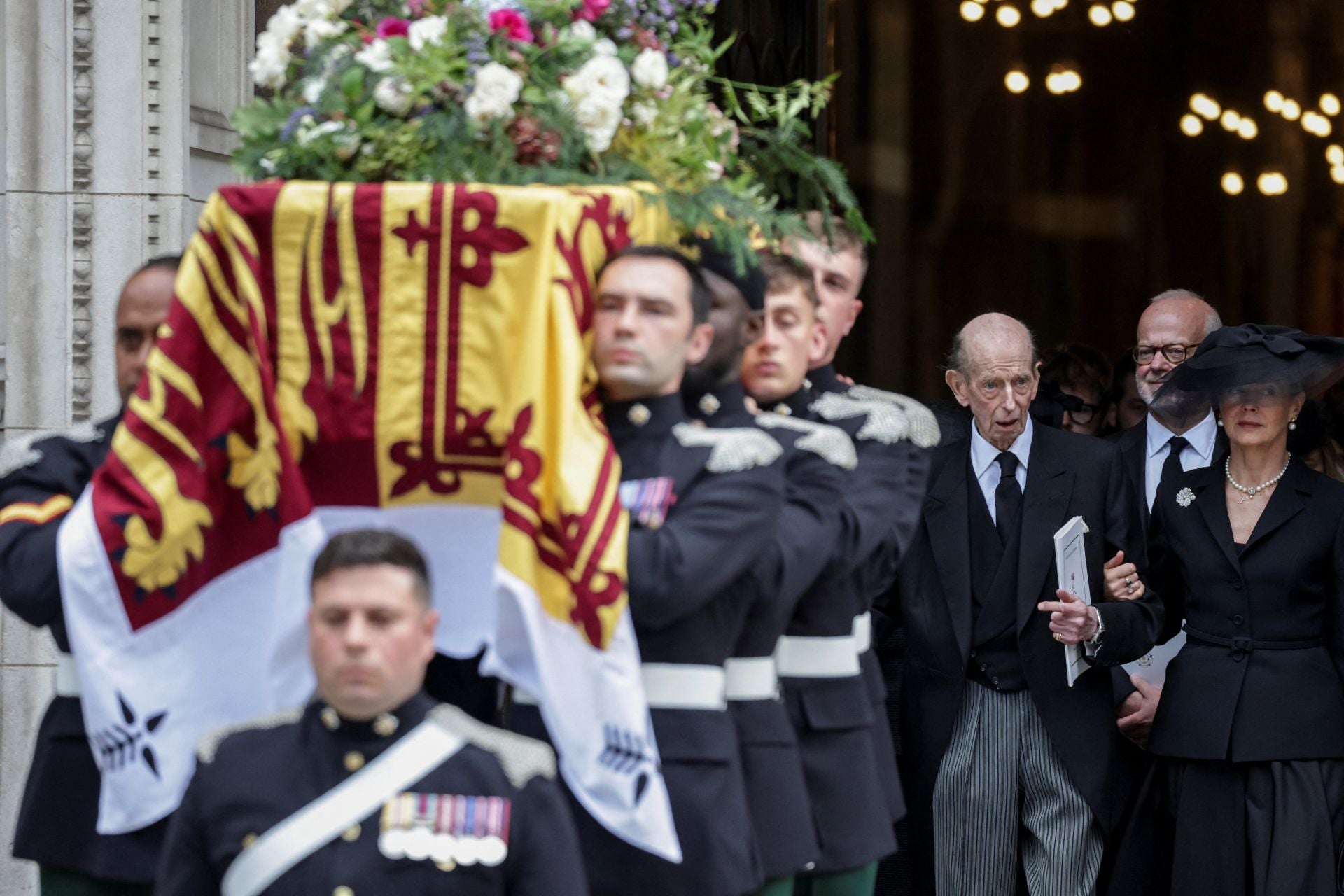 Las imágenes del funeral de la duquesa de Kent