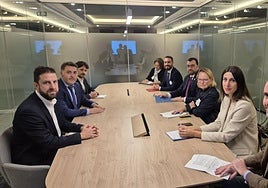 El presidente del Principado, Adrián Barbón, este miércoles, en Bruselas.