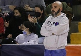 Carlos Fernández, durante su etapa en León.