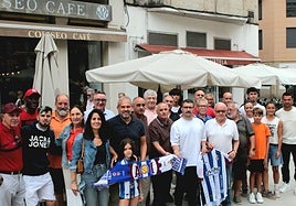 La Peña Realavilesina El Coliseo, el día de su presentación.
