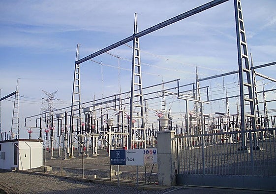 Subestación eléctrica de Sanzo, en Pesoz.