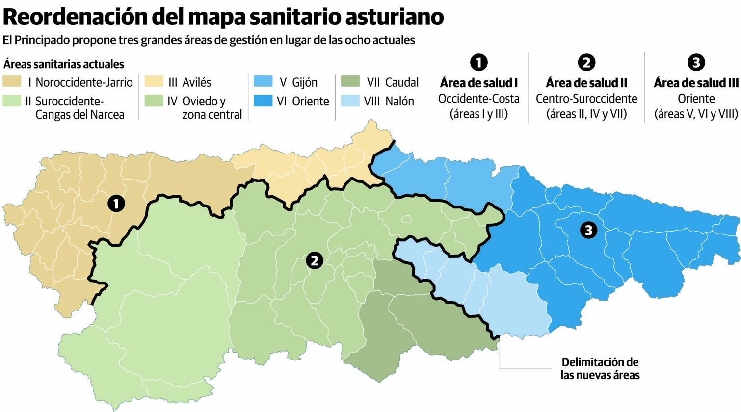 Salud prepara un gran cambio en su estructura directiva ante la fusión de áreas sanitarias