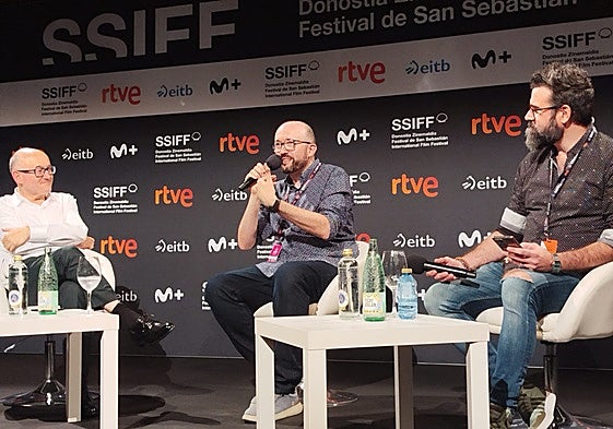 José Luis Rebordinos, Alejandro Díaz Castaño y Tito Rodríguez.