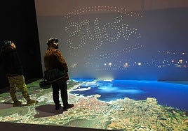 La exposición 'Máquinas digitales', en el centro de arte.