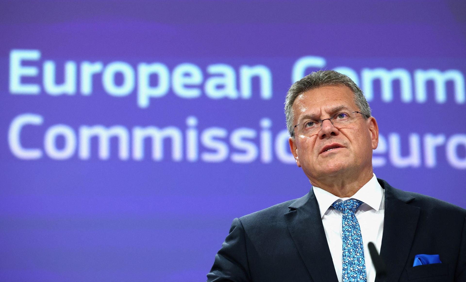 El comisario de Comercio, Maroš Šefčovič, se reunió con ejecutivos de siderúrgicas europeas.