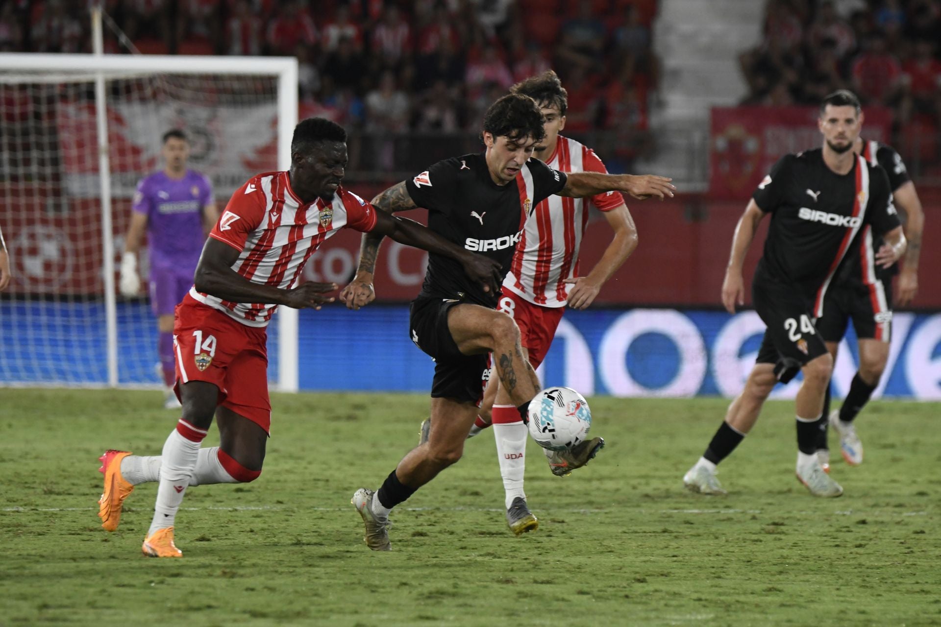 Las mejores jugadas del Almería - Sporting de Gijón