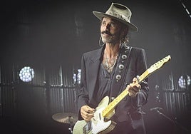 Leiva actuando en el Gijón Life, este verano.