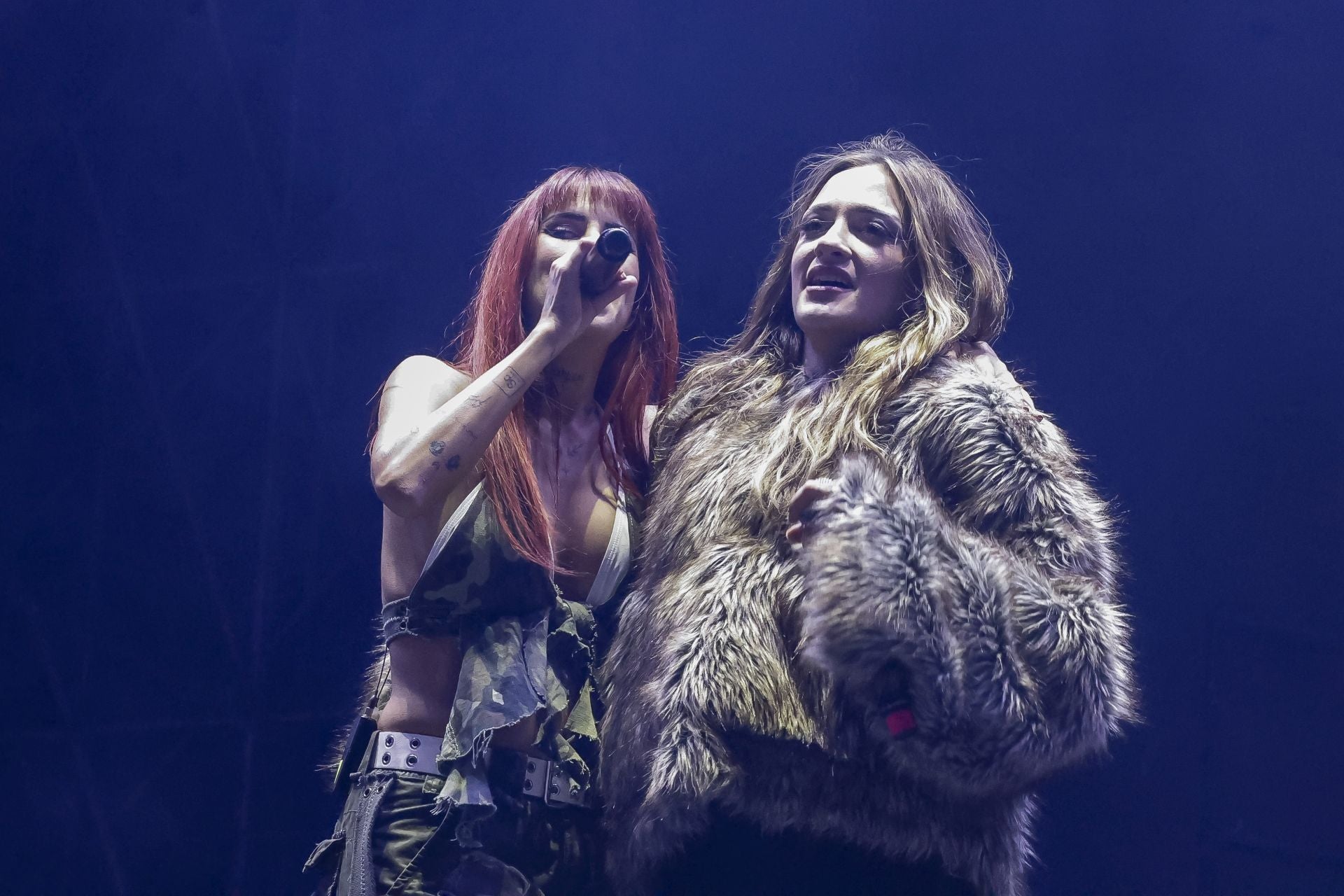 Lennis, Vicco, Chiara y Chanel cierran los conciertos de San Mateo con mucho ritmo latino