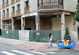 El local donde estuvo Las Novedades hasta 2009, en obras.