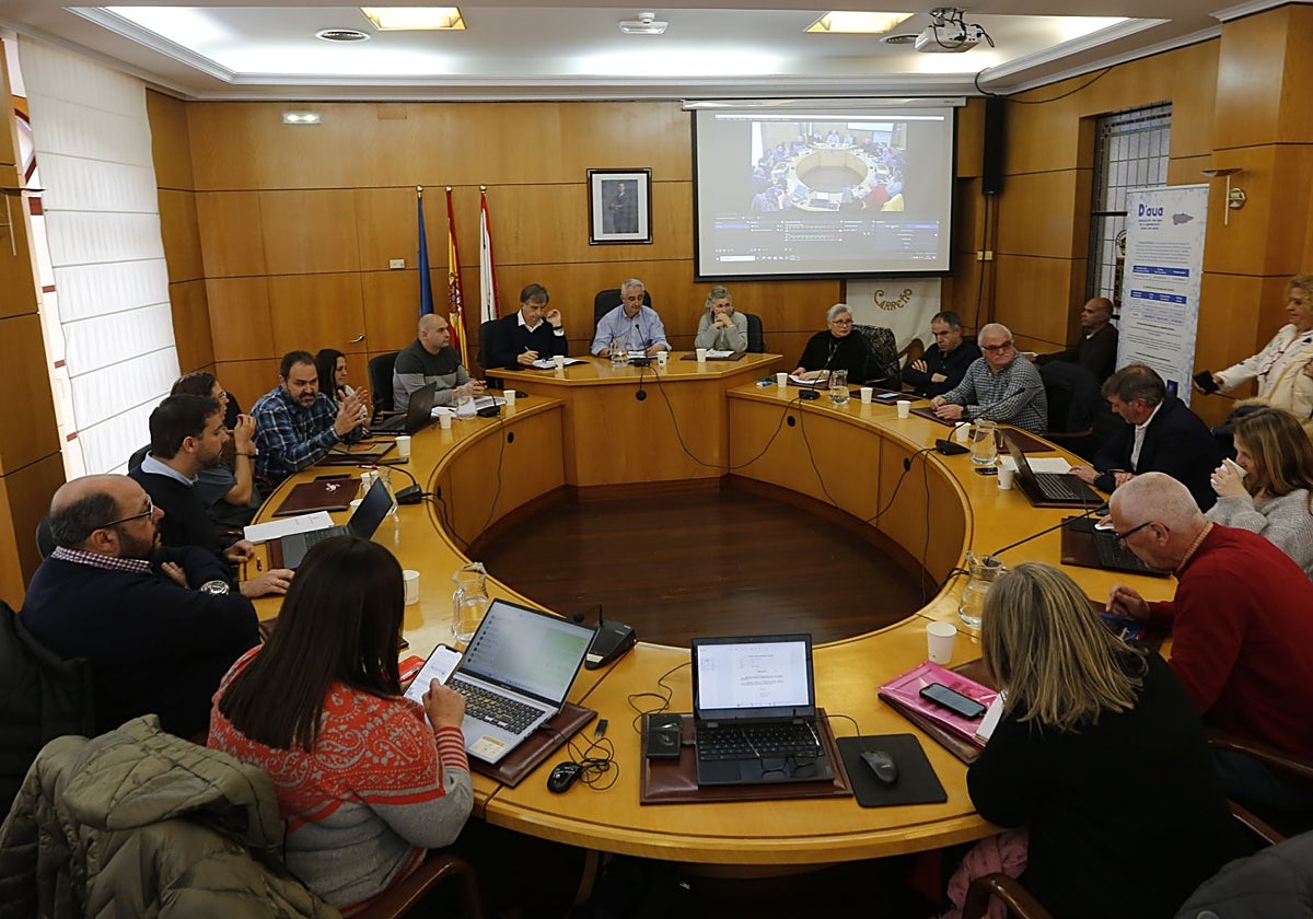 Pleno del Ayuntamiento de Carreño.