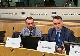 El director de la Oficina Económica de Presidencia, José Sicre, y el consejero de Hacienda, Guillermo Peláez.