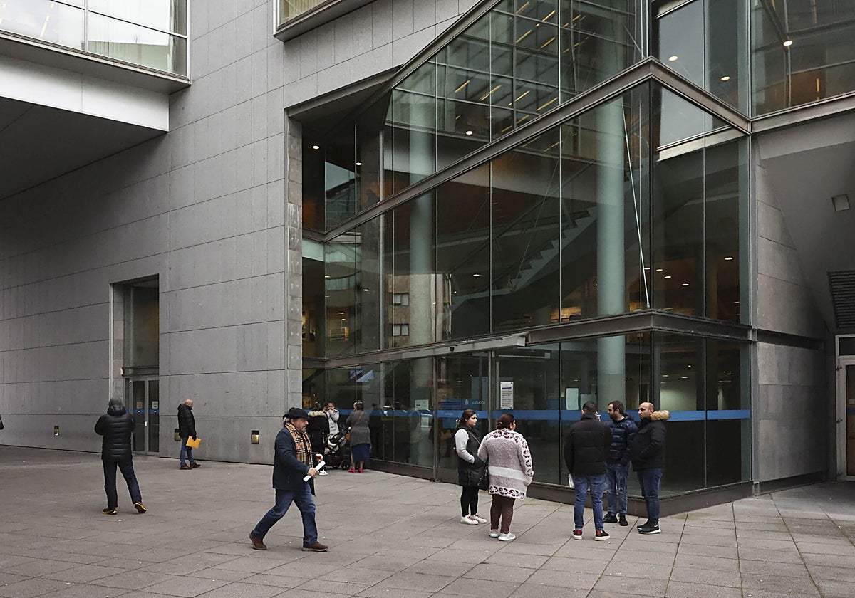 El Palacio de Justicia de Oviedo.