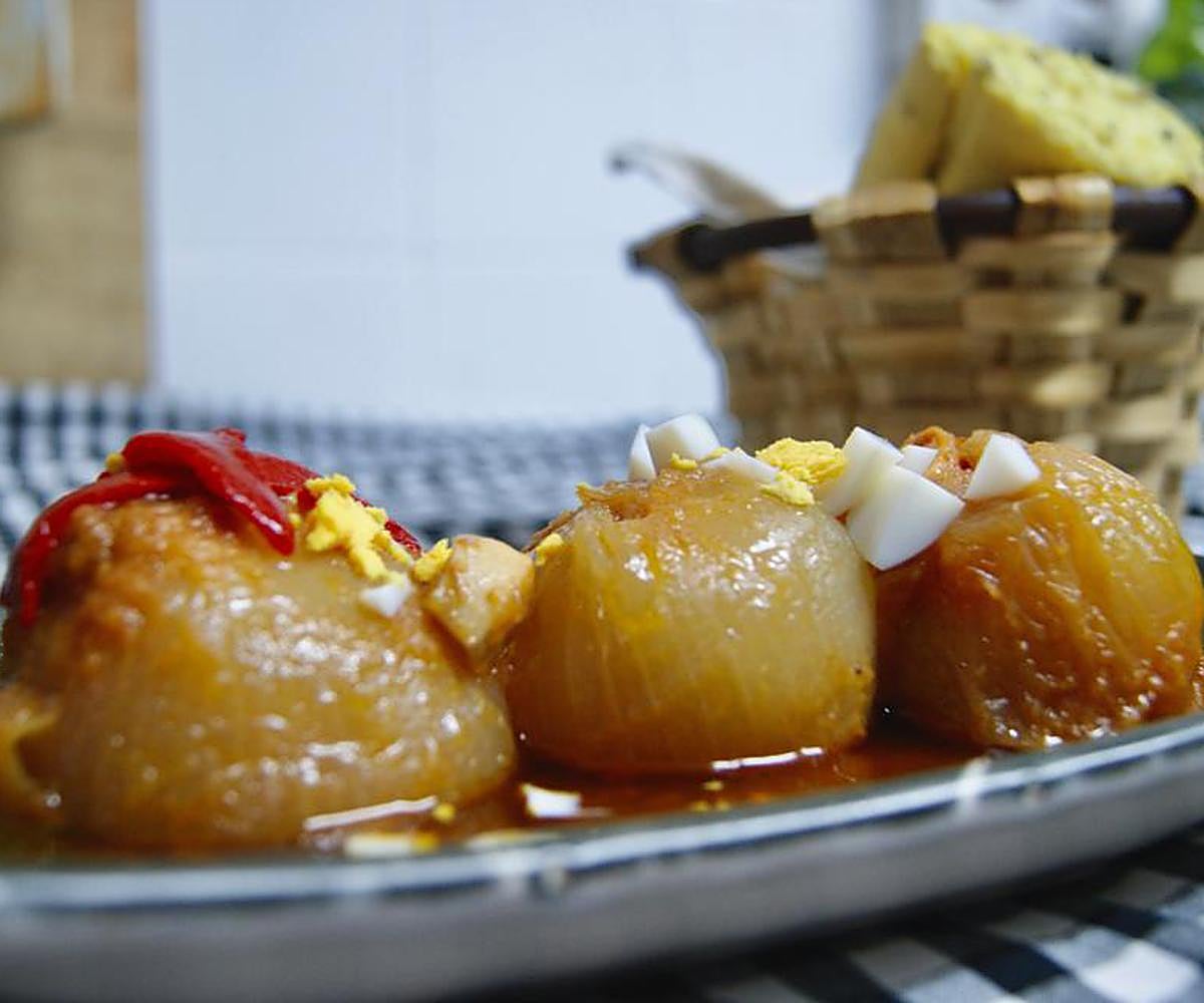 Propuesta de las cebollas rellenas que lidera este ranking.