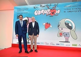 Los directores del evento, Isaac Pascual y Pablo Avanzas, Presidente y Vicepresidente de la Sociedad Asturiana de Cardiología, respectivamente.