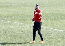 El técnico Samu Baños.