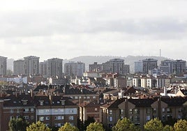 Boina de contaminación sobre la zona oeste de Gijón.