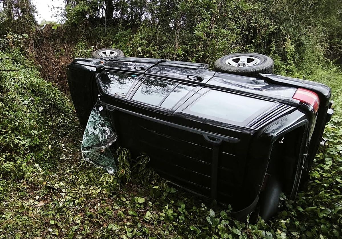 Estado en el que quedó el vehículo.