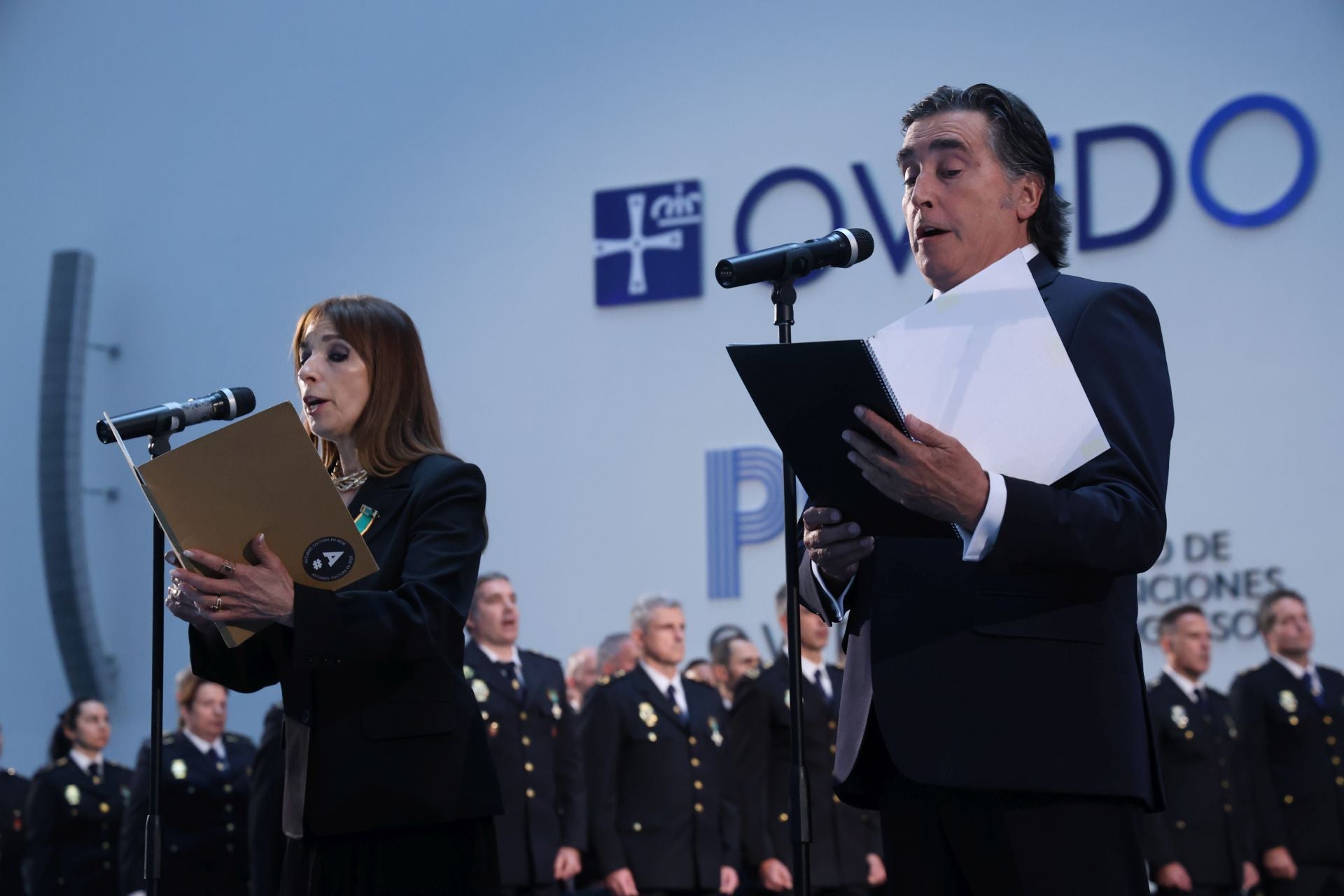 Así fue el acto en Oviedo de los Ángeles Custodios de la Policía Nacional