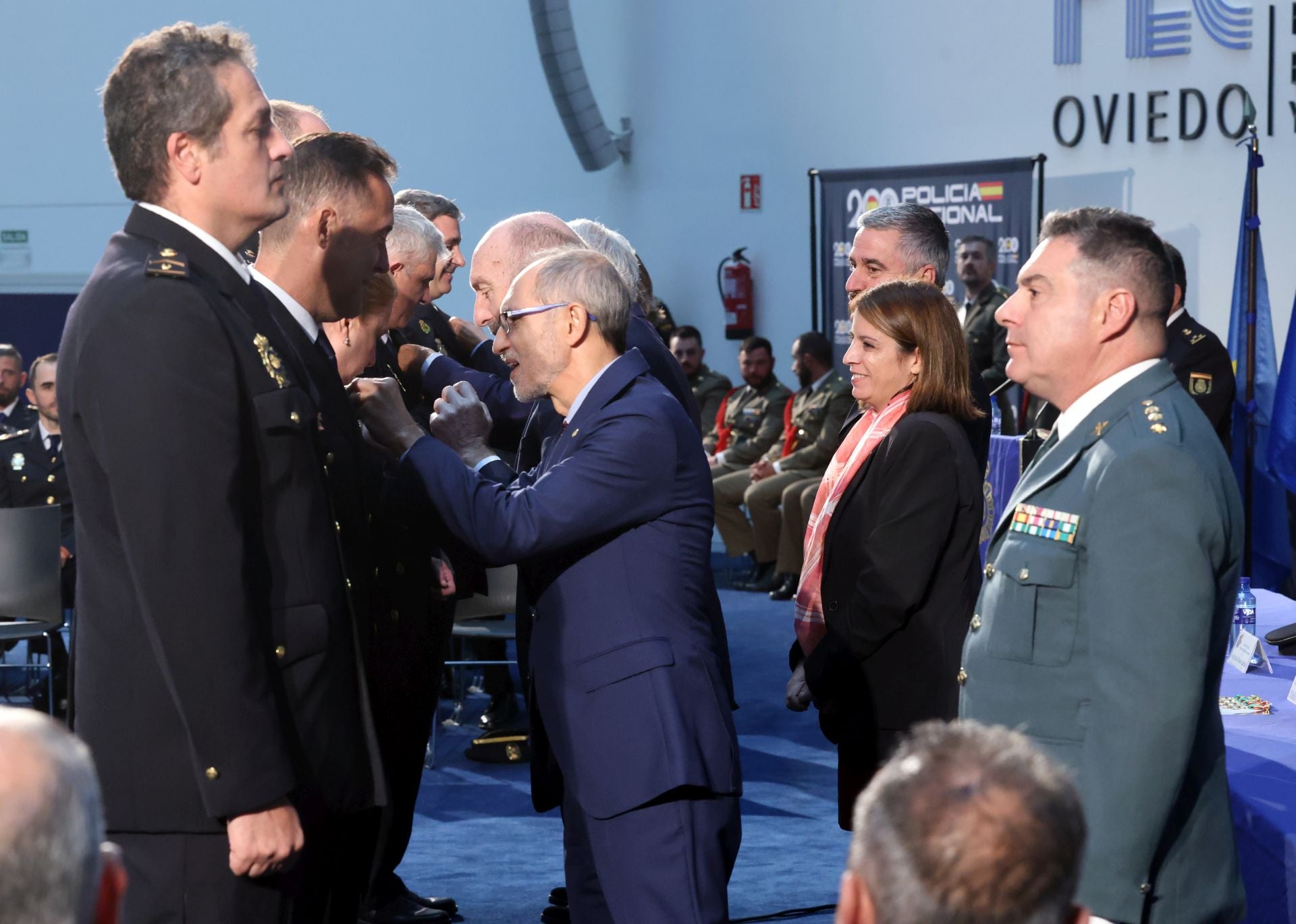 Así fue el acto en Oviedo de los Ángeles Custodios de la Policía Nacional