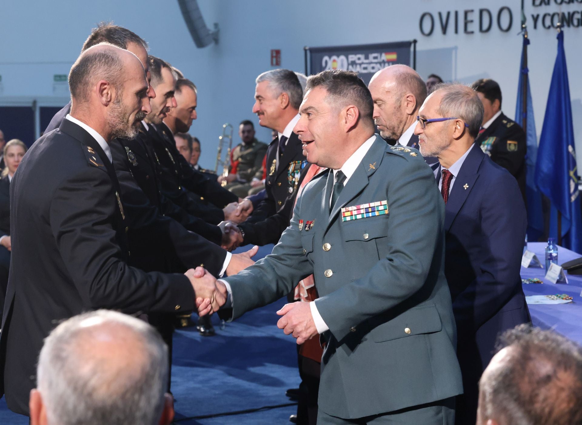 Así fue el acto en Oviedo de los Ángeles Custodios de la Policía Nacional