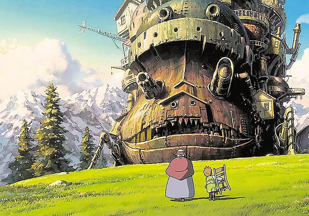 Escena de 'El Castillo Ambulante', de Hayao Miyazaki, la película que cerrará III Mini Llanes de Cine.
