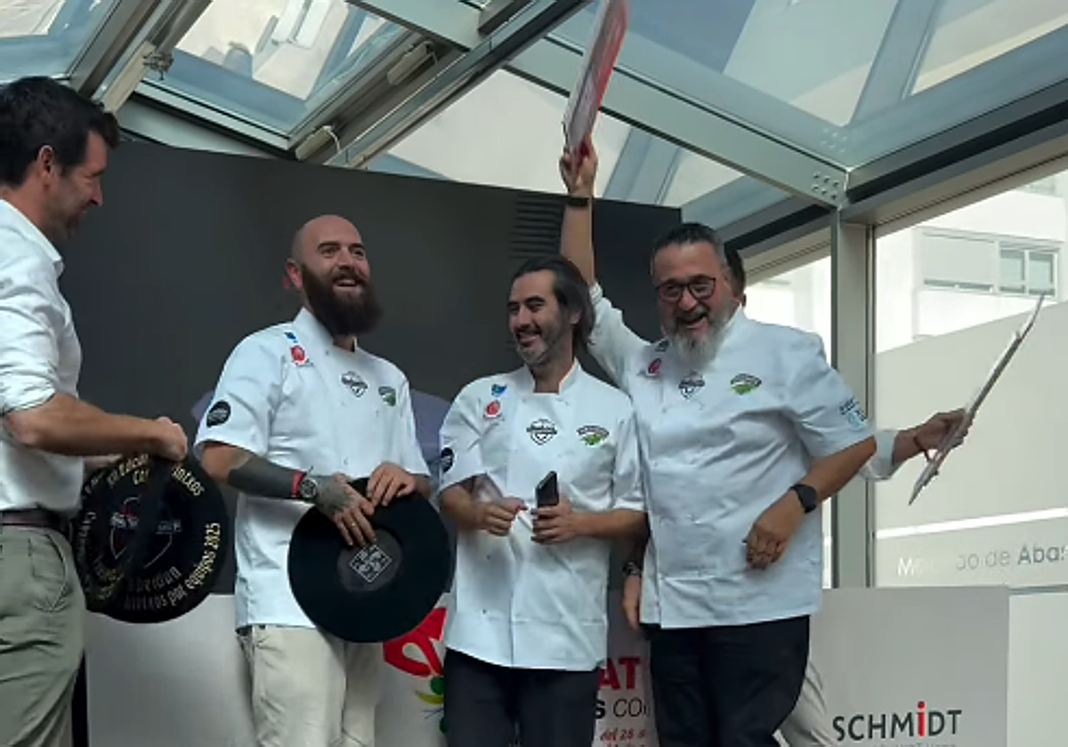 Un buñuelo corona a tres cocineros asturianos en el Concurso Nacional de Pintxos de Vitoria