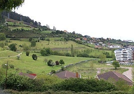 La falda del Naranco, en uno de los puntos por donde discurría la Ronda Norte proyectada por el Ministerio de Transportes.