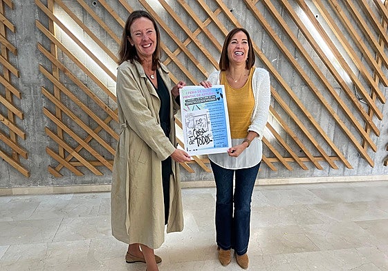 La consejera de Salud, Concepción Saavedra y la edil de Servicios Sociales, María José Fernández.