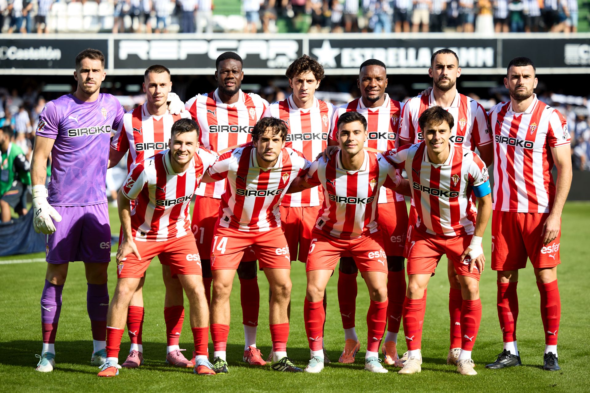 Las mejores jugadas del Castellón-Sporting, en imágenes