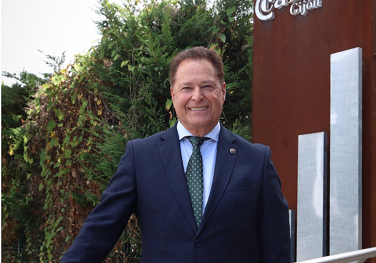 Félix Baragaño, presidente de la Cámara de Comercio de Gijón.