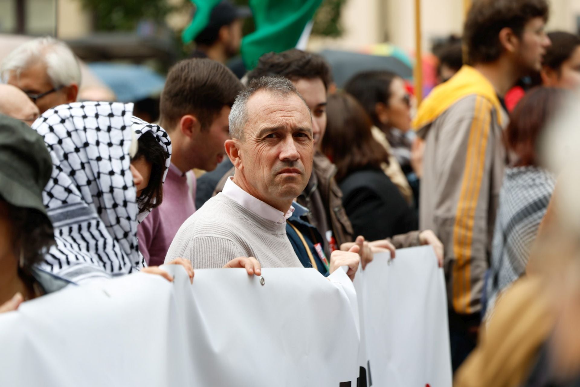 Las imágenes que deja la multitudinaria manifestación propalestina en Gijón