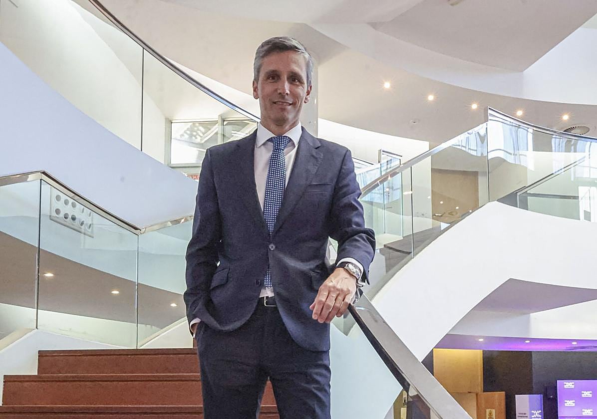 Alfonso García Muriel, en el edificio DXC.