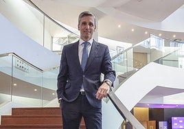 Alfonso García Muriel, en el edificio DXC.