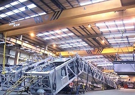 Una de las plantas de TKE en Asturias.