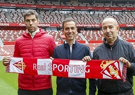 Así ha sido el primer día de Borja Jiménez, nuevo entrenador del Sporting de Gijón
