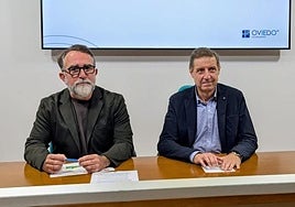 Juan Álvarez Areces y Carlos Fernández Llaneza.