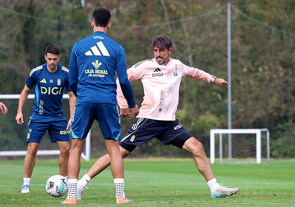 Paunovic, en el último entrenamiento que dirigió al equipo, el pasado miércoles.