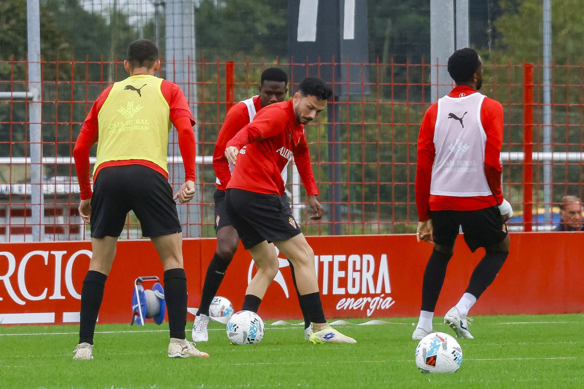 Entrenamiento del Sporting de este jueves 9 de octubre de 2025