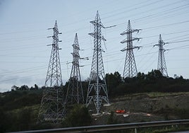 Torres del tendido eléctrico.