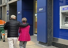 Oficina de BBVA en Gijón.