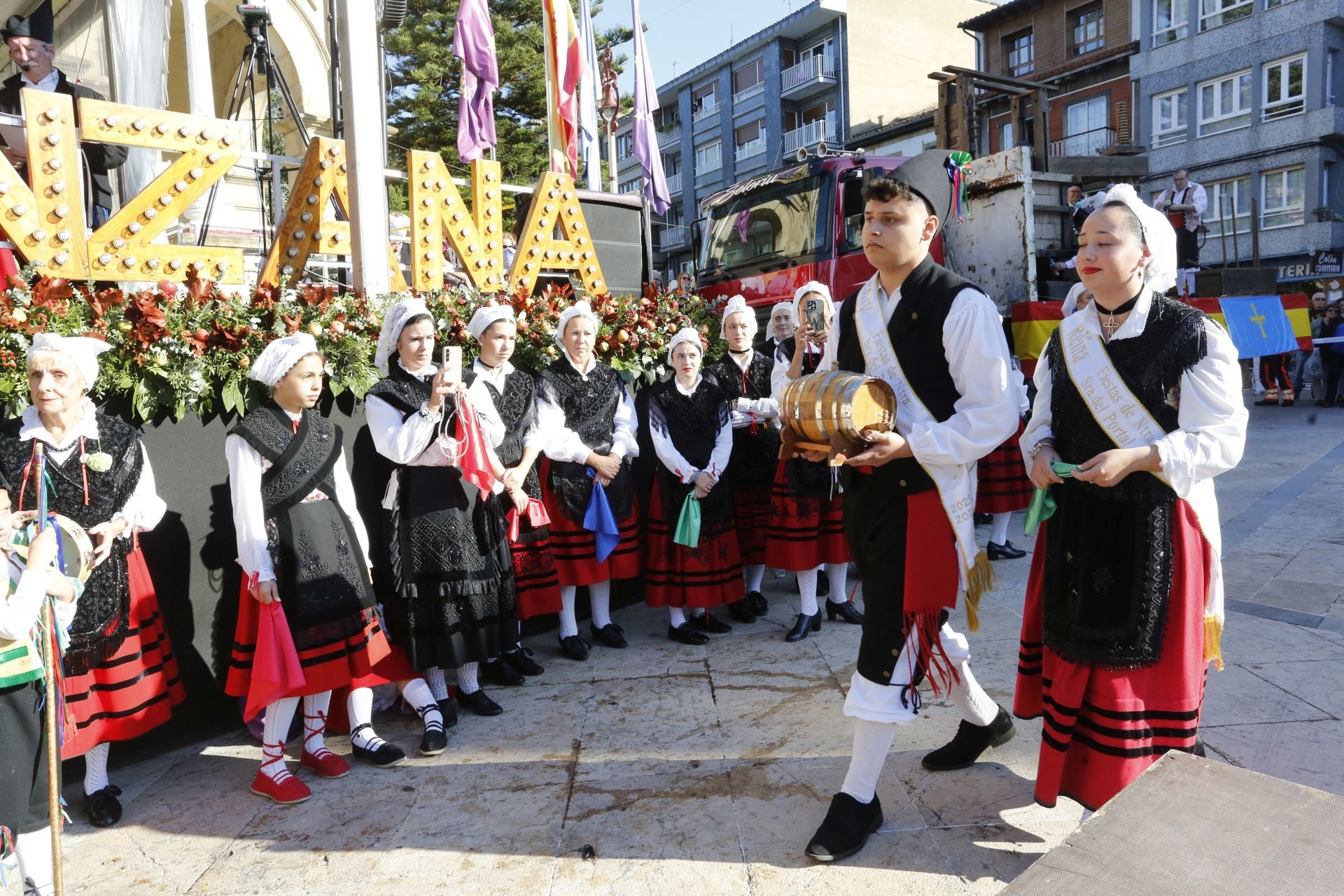 Estas son las carrozas que desfilaron en Villaviciosa