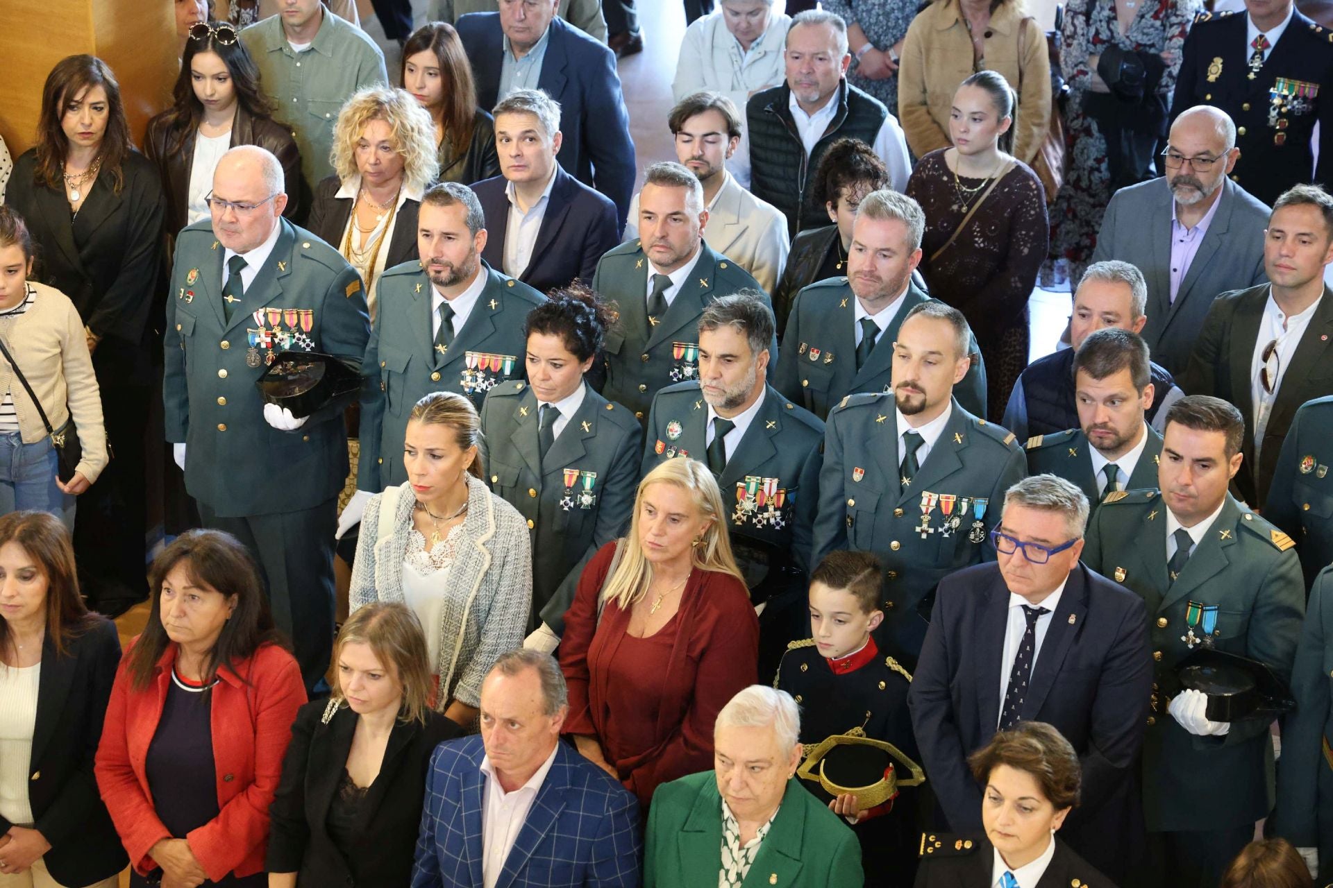 La Guardia Civil honra en Avilés a la patrona del cuerpo