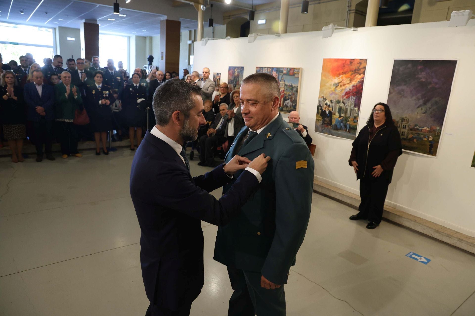 La Guardia Civil honra en Avilés a la patrona del cuerpo