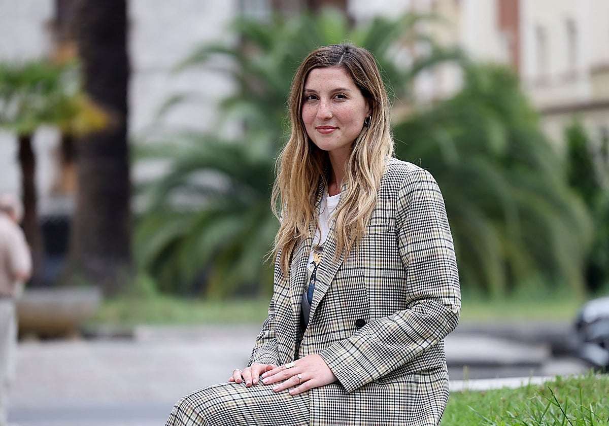 Elisa Costales, presidenta del Rotary Club de Oviedo.