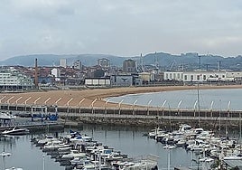 Boina de contaminación sobre la zona oeste de Gijón
