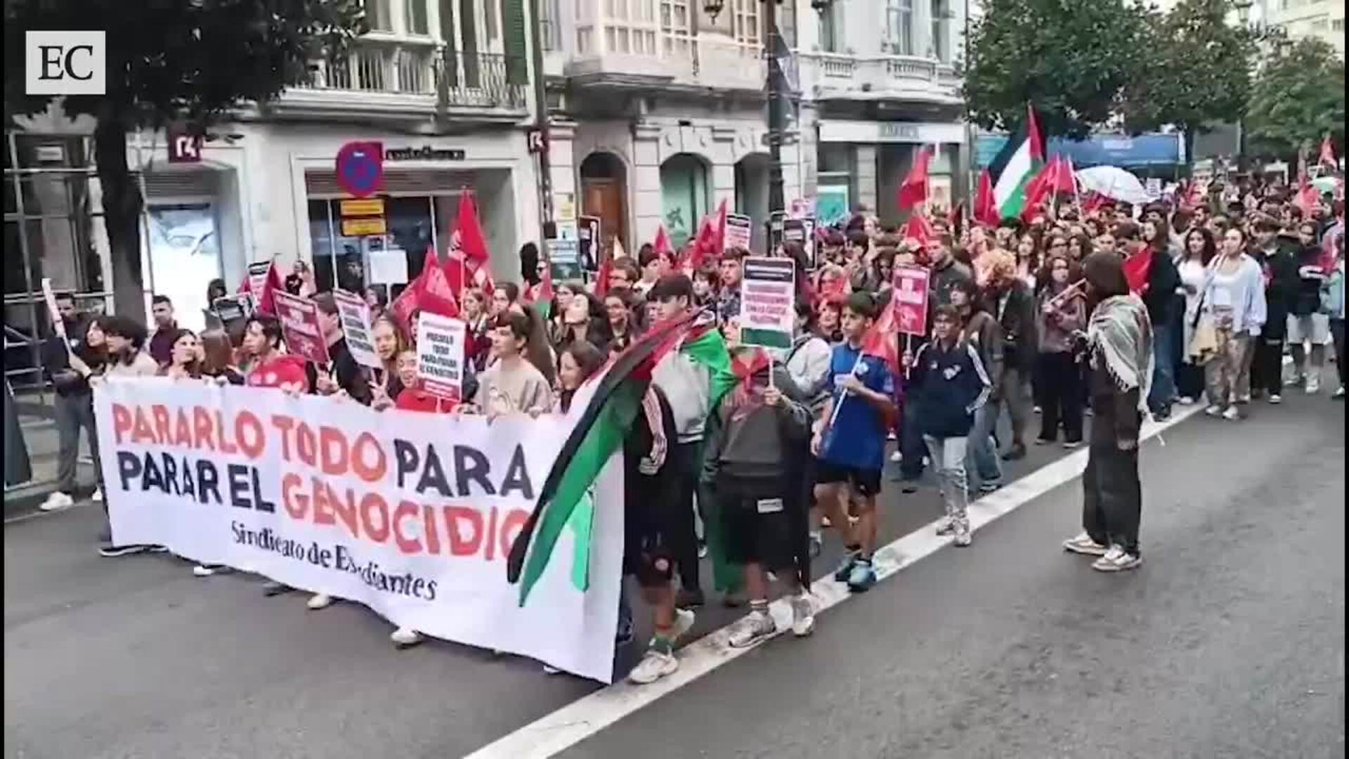 El Sindicato de Estudiantes se manifiesta a favor del pueblo palestino