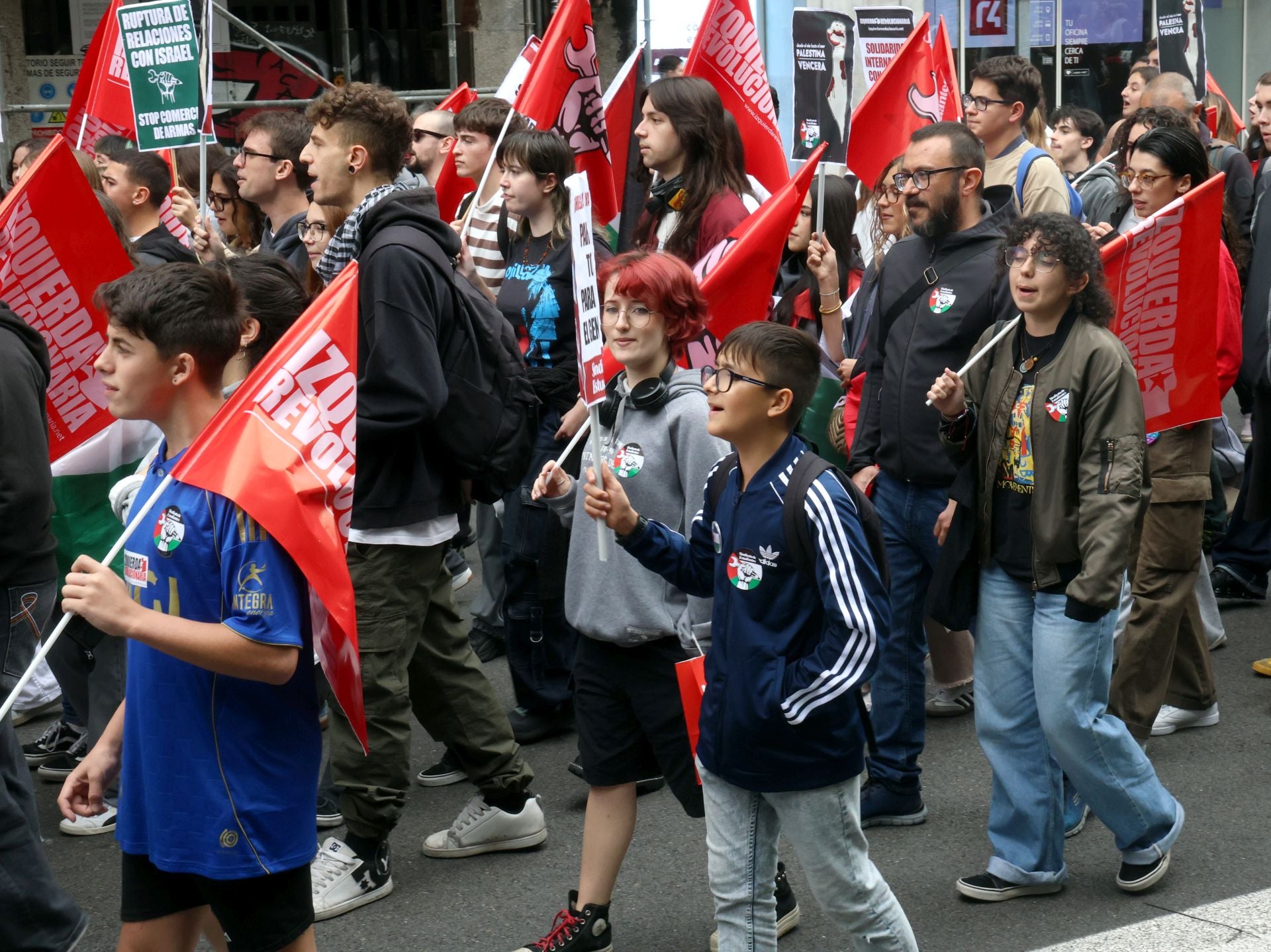 Manifestaciones en Asturias en defensa de Palestina