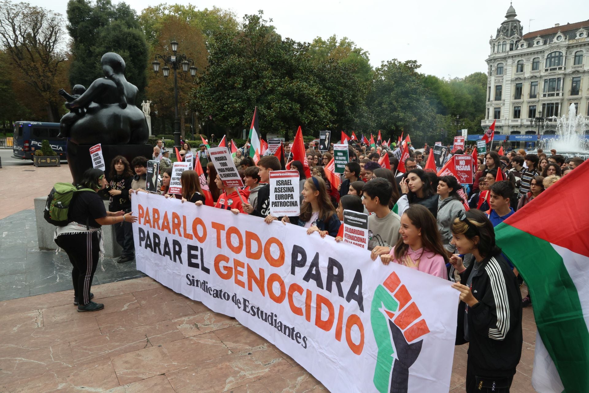 Manifestaciones en Asturias en defensa de Palestina