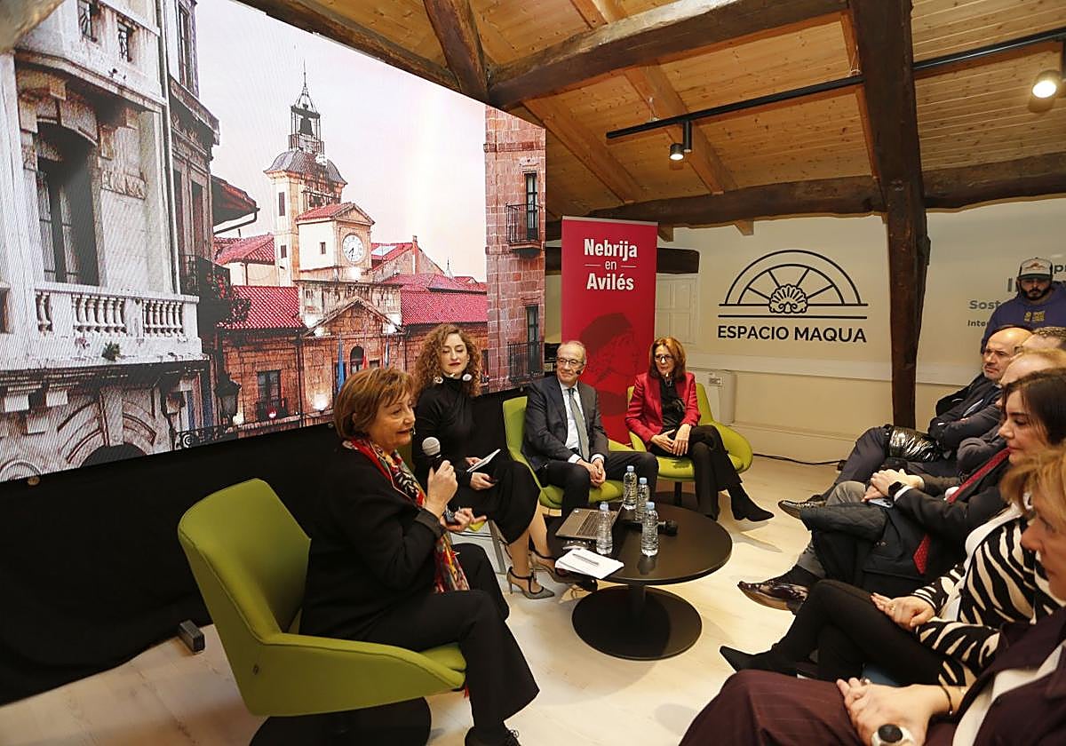 La presentación de la Nebrija en Avilés el pasado enero.